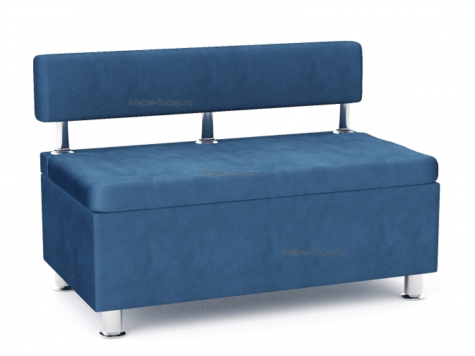 Офисный диван-лавка Парма 100 без боковин – обивка велюр