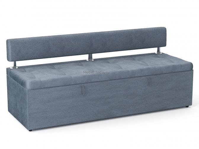 Офисный диван Дельф 160 без боковин, механизм дельфин, обивка велюр