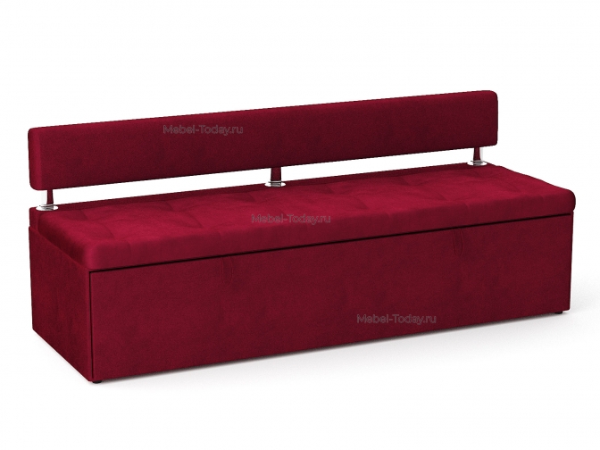 Офисный диван Дельф 170 без боковин, механизм дельфин, обивка велюр