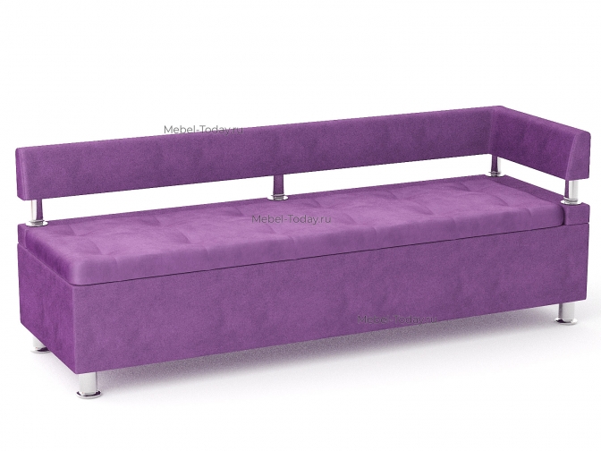 Офисный диван-лавка Парма 180 угловой – обивка велюр