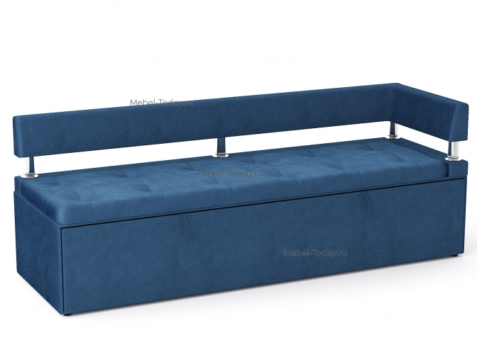 Офисный диван Дельф 180 угловой, механизм дельфин, обивка велюр