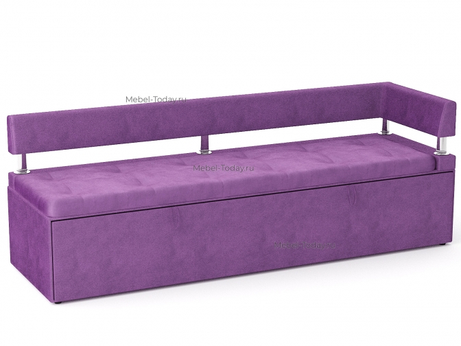 Офисный диван Дельф 190 угловой, механизм дельфин, обивка велюр