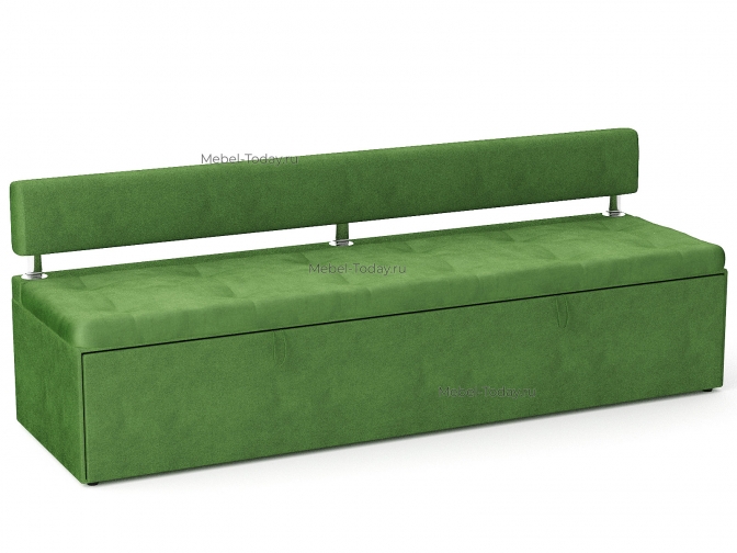 Офисный диван Дельф 190 без боковин, механизм дельфин, обивка велюр