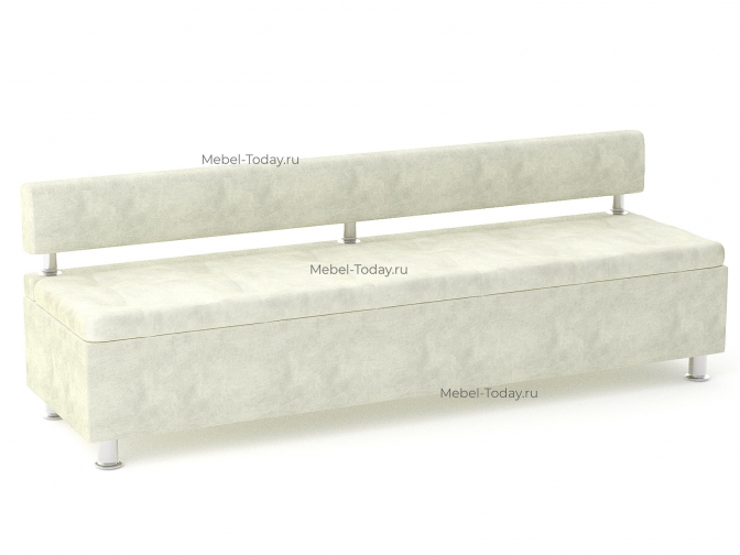 Офисный диван-лавка Парма 200 без боковин – обивка велюр
