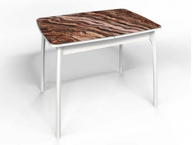 Стол обеденный Флорида СМ-8 Белый Массив