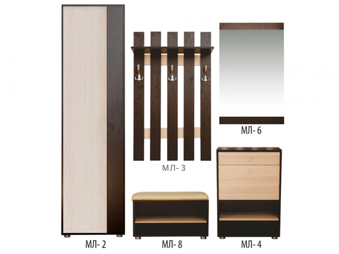 Модульная система прихожей Мини-Лайт-2