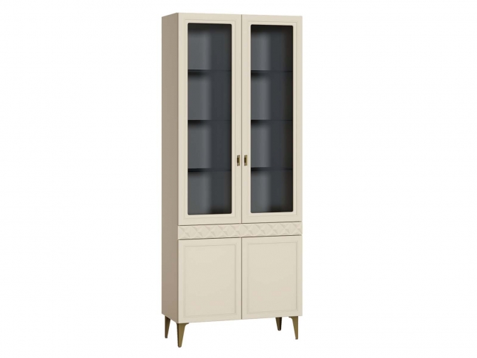 Шкаф-витрина Марион 16.397.02 Слоновая кость
